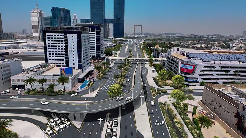 Dubai Opens New Bridge to Ease Traffic Near World Trade Centre